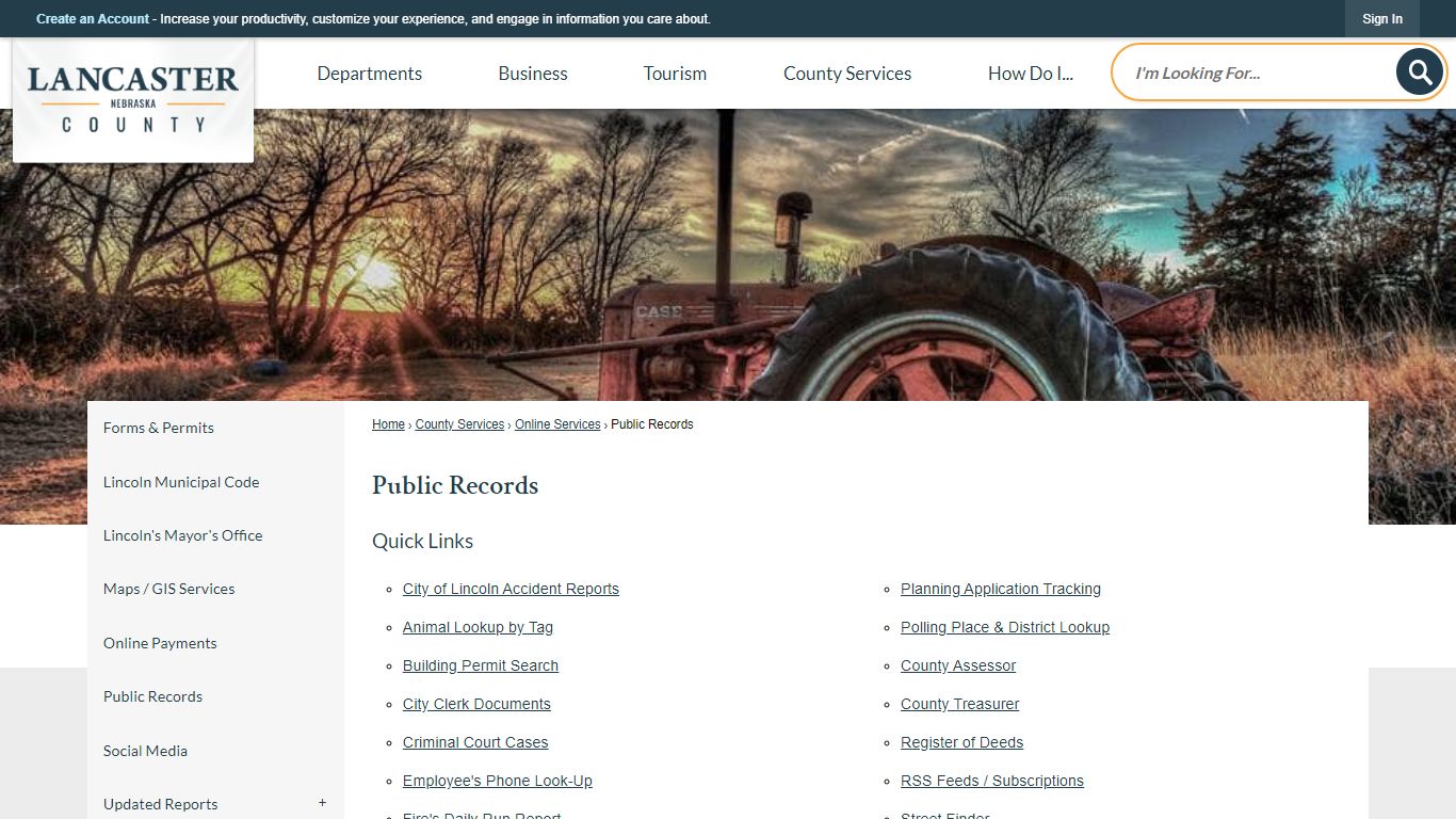 Public Records | Lancaster County, NE
